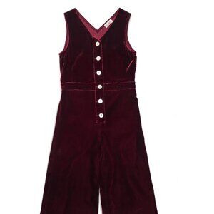Faherty Kids Velvet Alina Jumpsuit